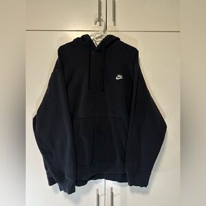 Nike Sportswear Club Fleece Pullover Black Hoodie Swoosh Men's 3XL BV2654-010